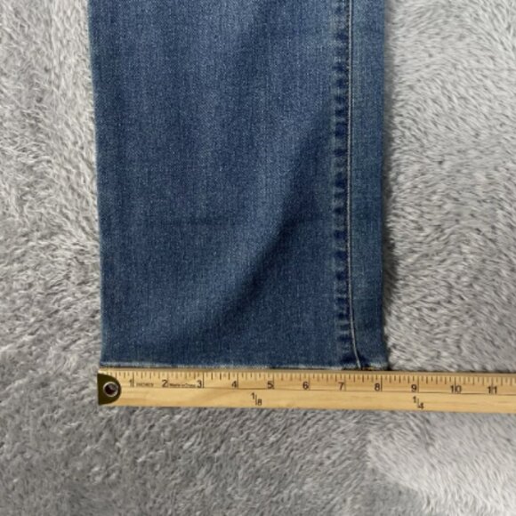Blue Kicker Bootcut Mid Rise Stretch Denim Pants - Picture 5 of 5